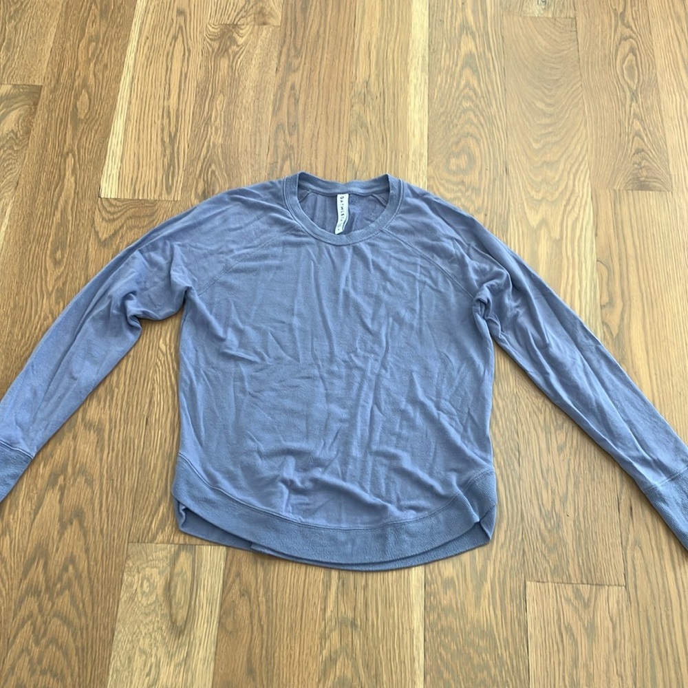 Athleta Crewneck Sweatshirt in Light Purple